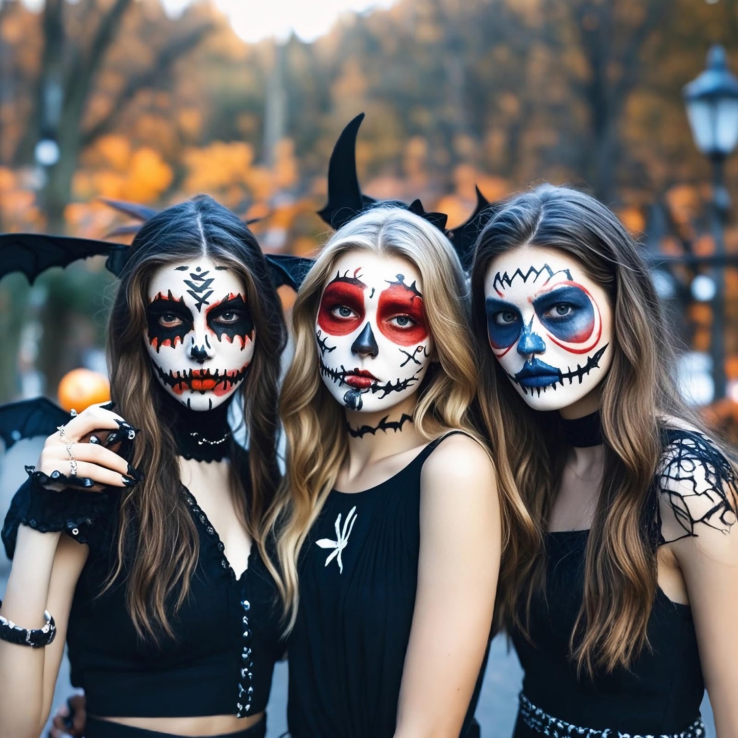 Drawdart Black Cream-Blendable Face Paint Stick, Portable Eye Black Stick for Sports, Full-coverage Cream Face Paint for Halloween SFX Makeup Cosplay Joker Costume Parties