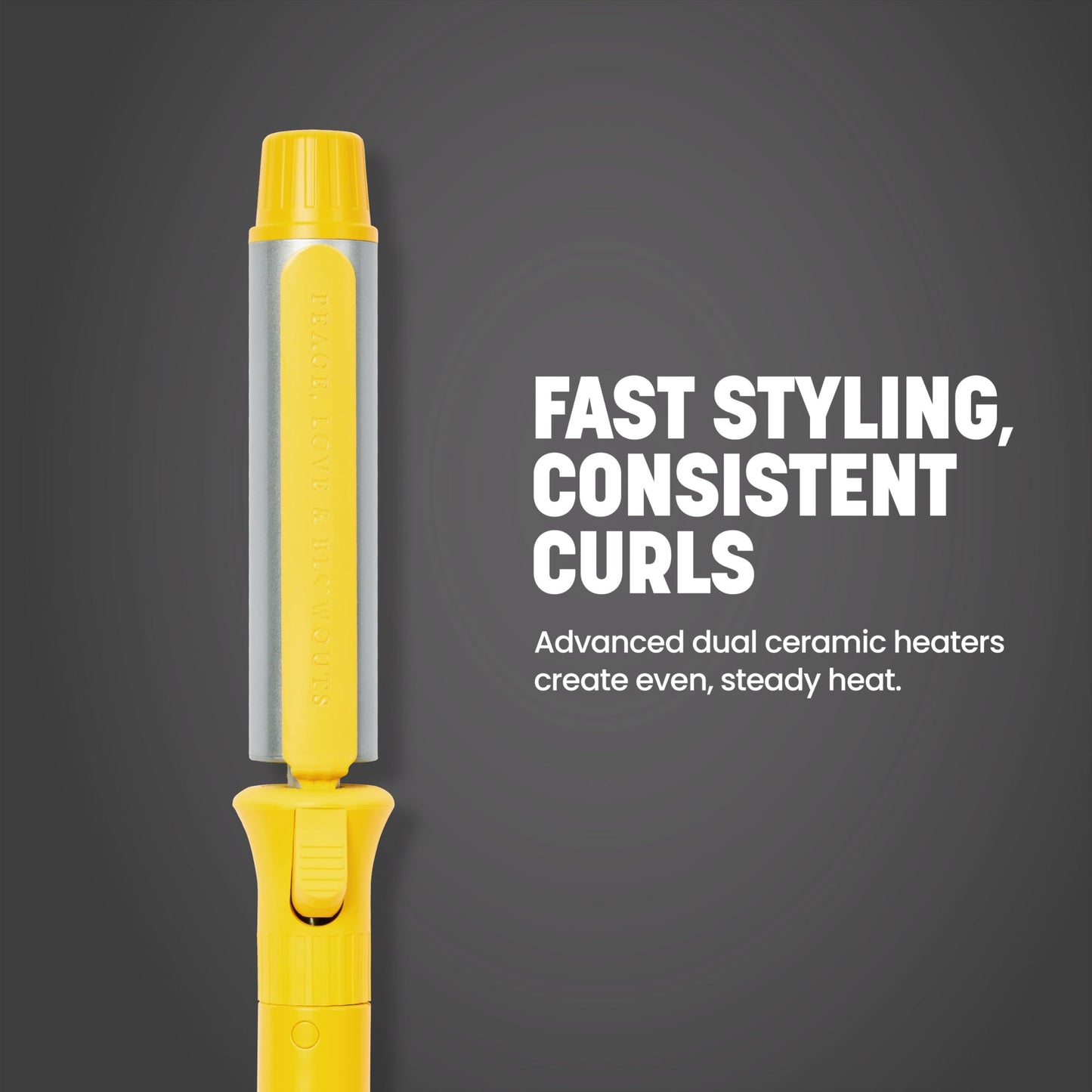 Drybar The 3-Day Bender Rotating Curling Iron – Shiny Curls and Waves – Salon-Quality Hair Curling Wand