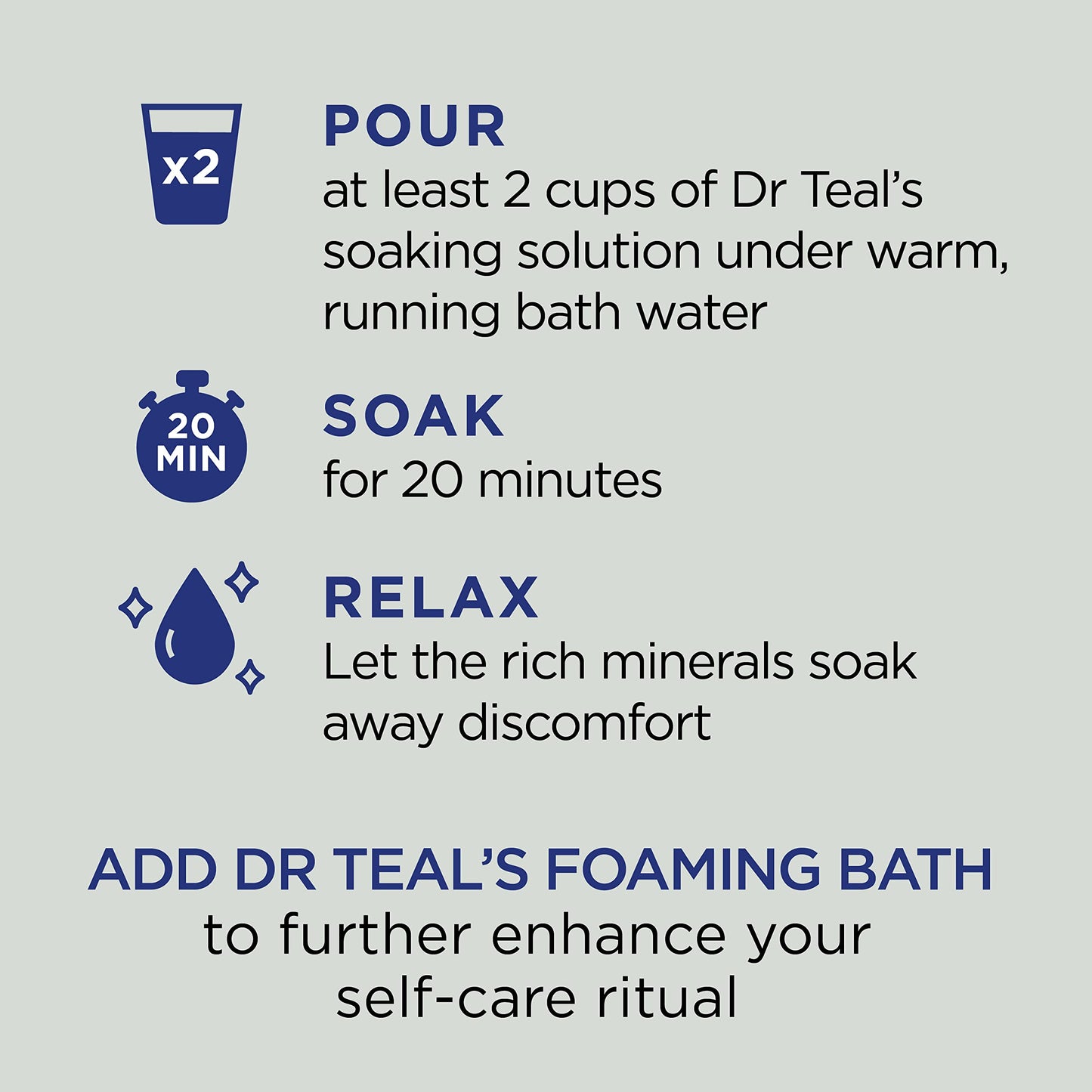 Dr Teal's Epsom Magnesium Salt Soak, Cannabis Sativa Hemp Seed Oil, 3 lbs
