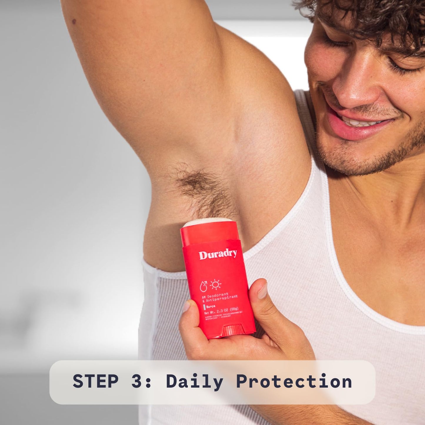 Duradry 3-Step System - Formulated to fight Excessive Underarm Sweating, Hyperhidrosis, Block Sweat & Odor - Antiperspirant Deodorant Stick, Sweat Minimizing Gel, Deodorizing Body Wash - Barca