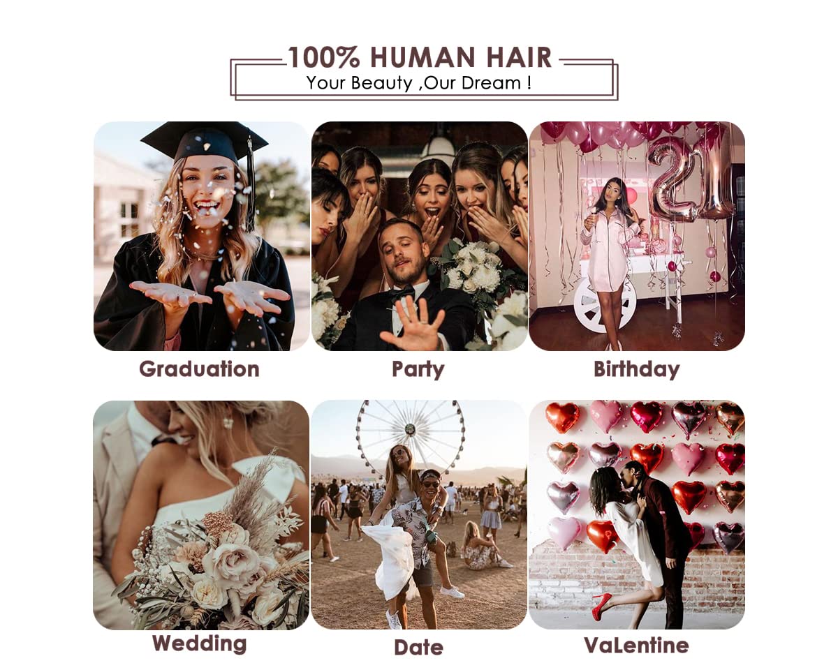 Enoya 5X5 HD Lace Closure Wigs Human Hair Pre Plucked with Baby Hair, Kinky Straight Ultra-thin Invisible Swiss 12A Human Hair Wigs for Women(10", 5x5 HD lace closure wig)