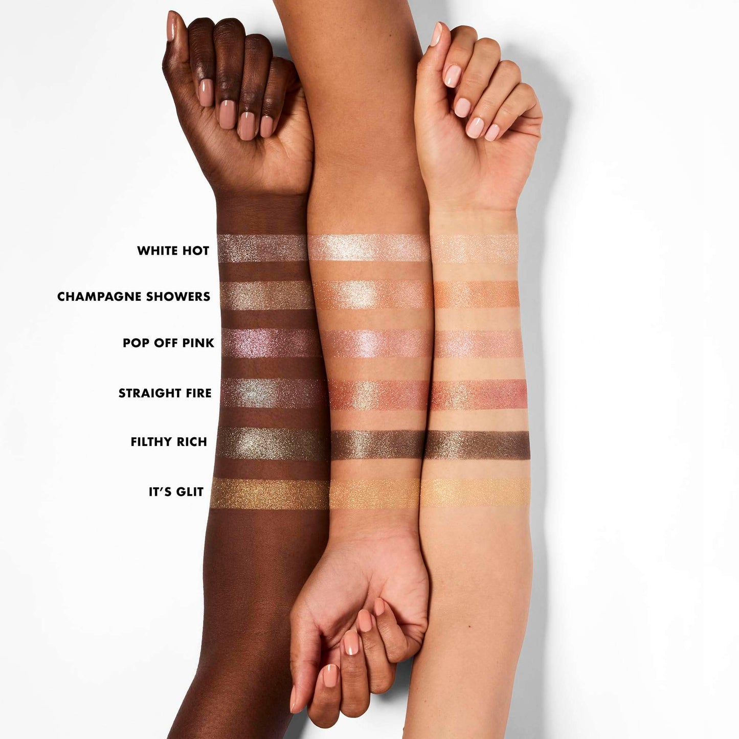 e.l.f. Fine As Fleck Glitter Eyeshadow, Long-Lasting Sheer Eye Makeup With A Shimmer Finish, Soft, Smooth Formula, Vegan & Cruelty-Free, Filthy Rich