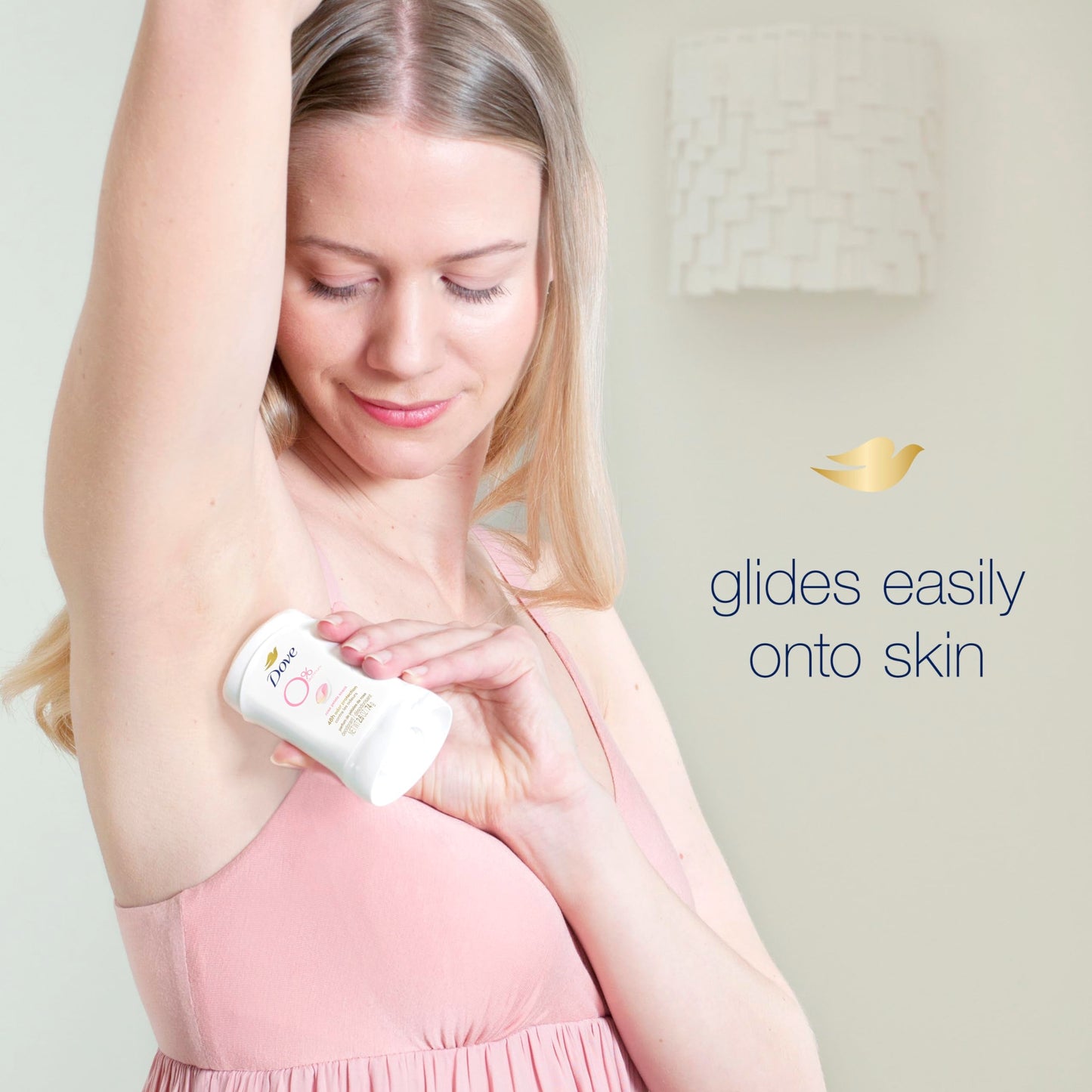 Dove 0% Aluminum Deodorant Stick Non irritating for Underarm Care Rose Petals Kindest, 2.6 Oz