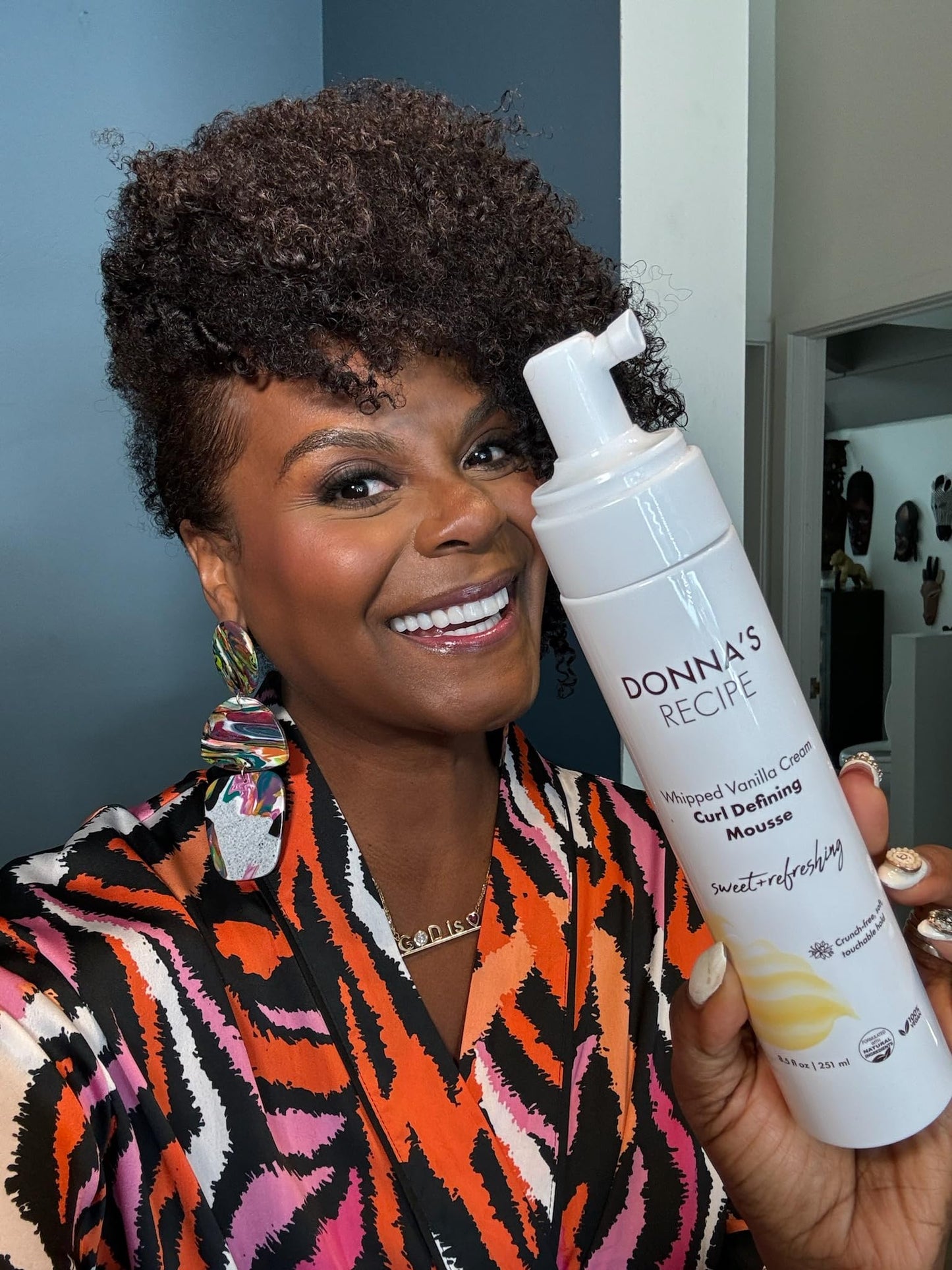 Donna's Recipe by Tabitha Brown Curl Defining Mousse Whipped Vanilla Cream