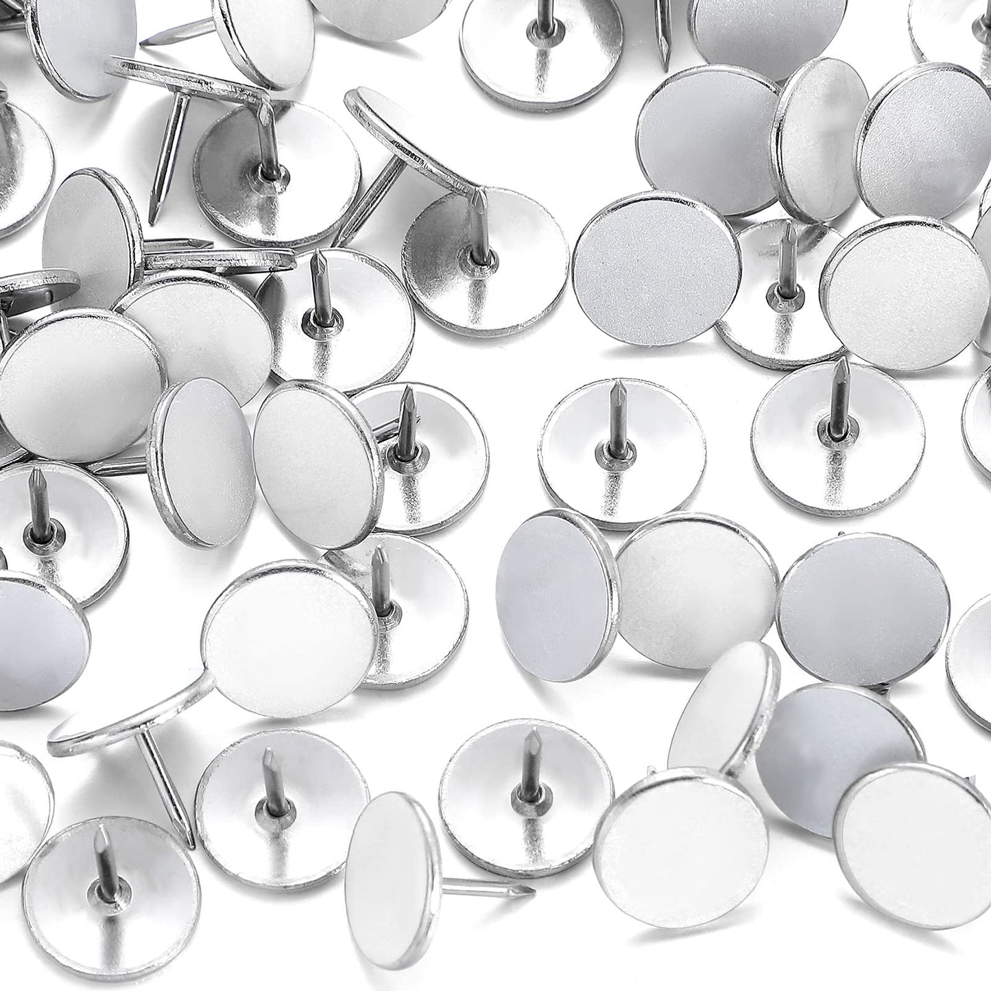Epakh 200 Pack Reflective Tacks Trail Marking Tacks Glow Tacks Reflective Trail Markers Hunting Reflector Tacks Mark Trail Reflective Thumb Tacks for Hunting Hiking Camping Tree Stand (White)