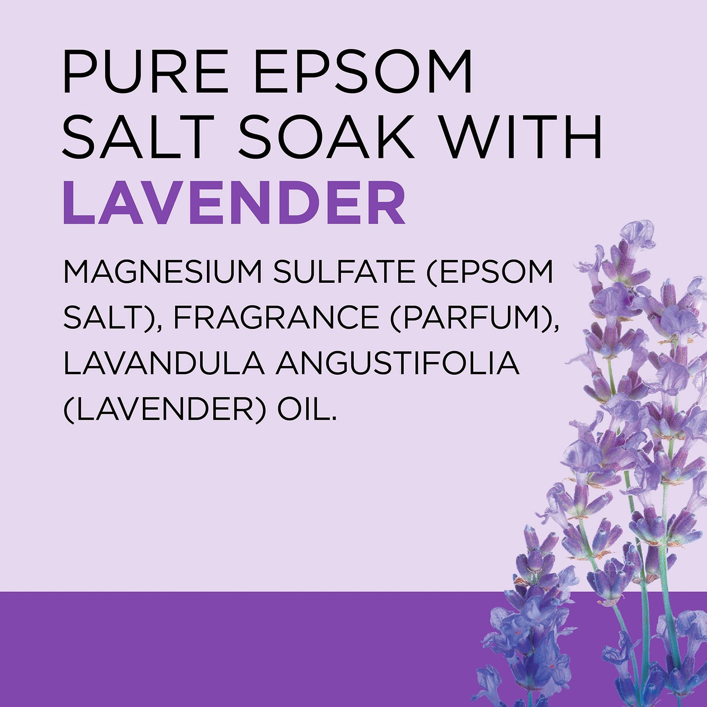 Dr Teal's Epsom Salt Soaking Solution, Soothe & Sleep, Lavender, 3lbs (Packaging May Vary) (Pack of 2)