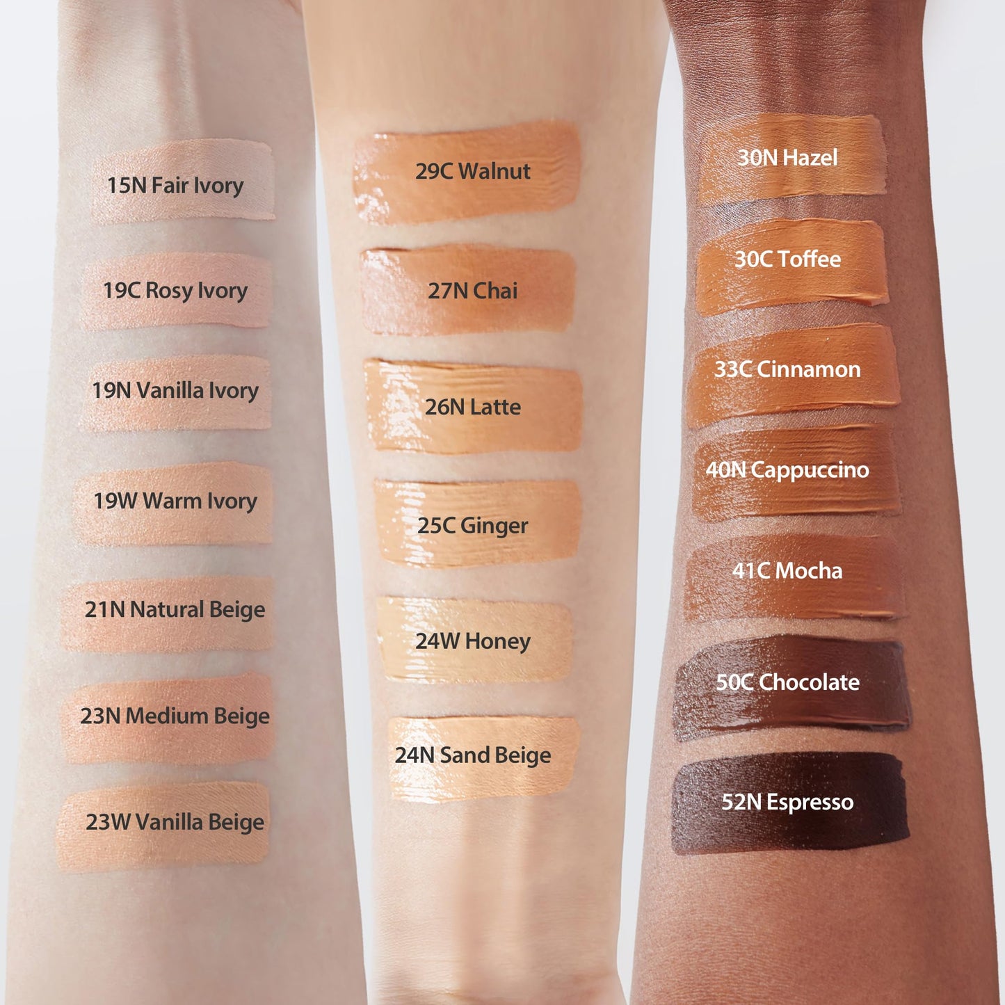 milktouch Cushion Foundation, 24H Flawless Skin, Radiant Shine, No Oxidation, Long-Lasting, Non-Creasing, 60% Hydrating Skincare Infused Korean Foundation, Valentines Gifts (26N Latte)