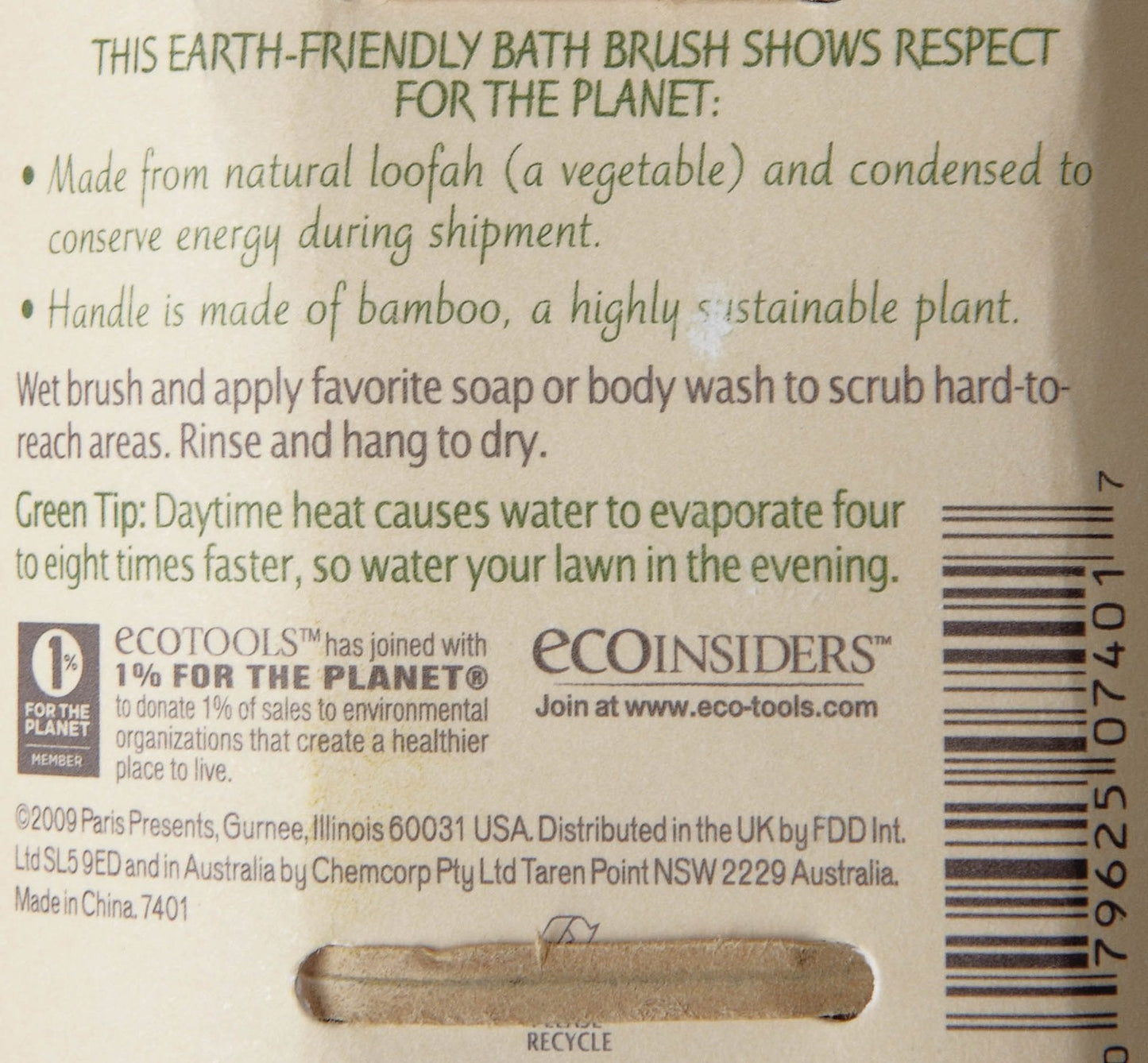 ecoTools Bamboo & Loofah Bath Brush