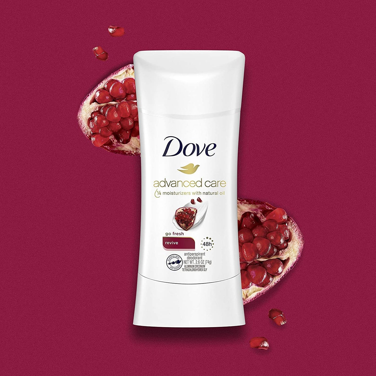 Dove Advanced Care Antiperspirant Deodorant, Revive, 2.6 Ounce (Pack of 2)