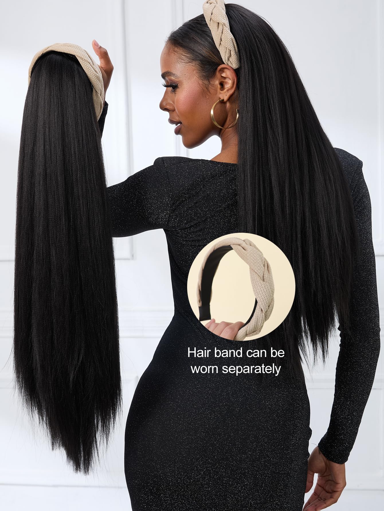 DSFUA Removable Headband Wig (A64-13-BFG-YAKI-ZRH)