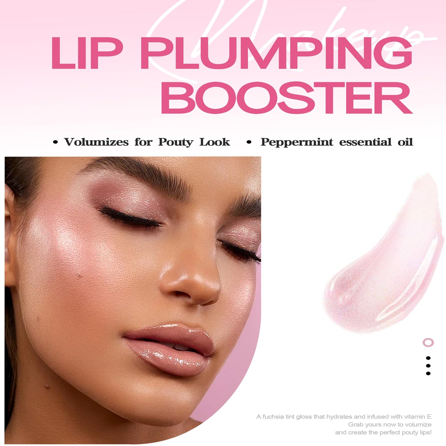 Easilydays 3 Colors Lifter Gloss, Spicy Lip Plumping Booster Lip Glossy Lipstick, Hydrating, Volumizes, High-Shine, Fuller Mirror Lip Glaze, Plump &Pout Lip Plumper for Women Girls, Set #04,05,06