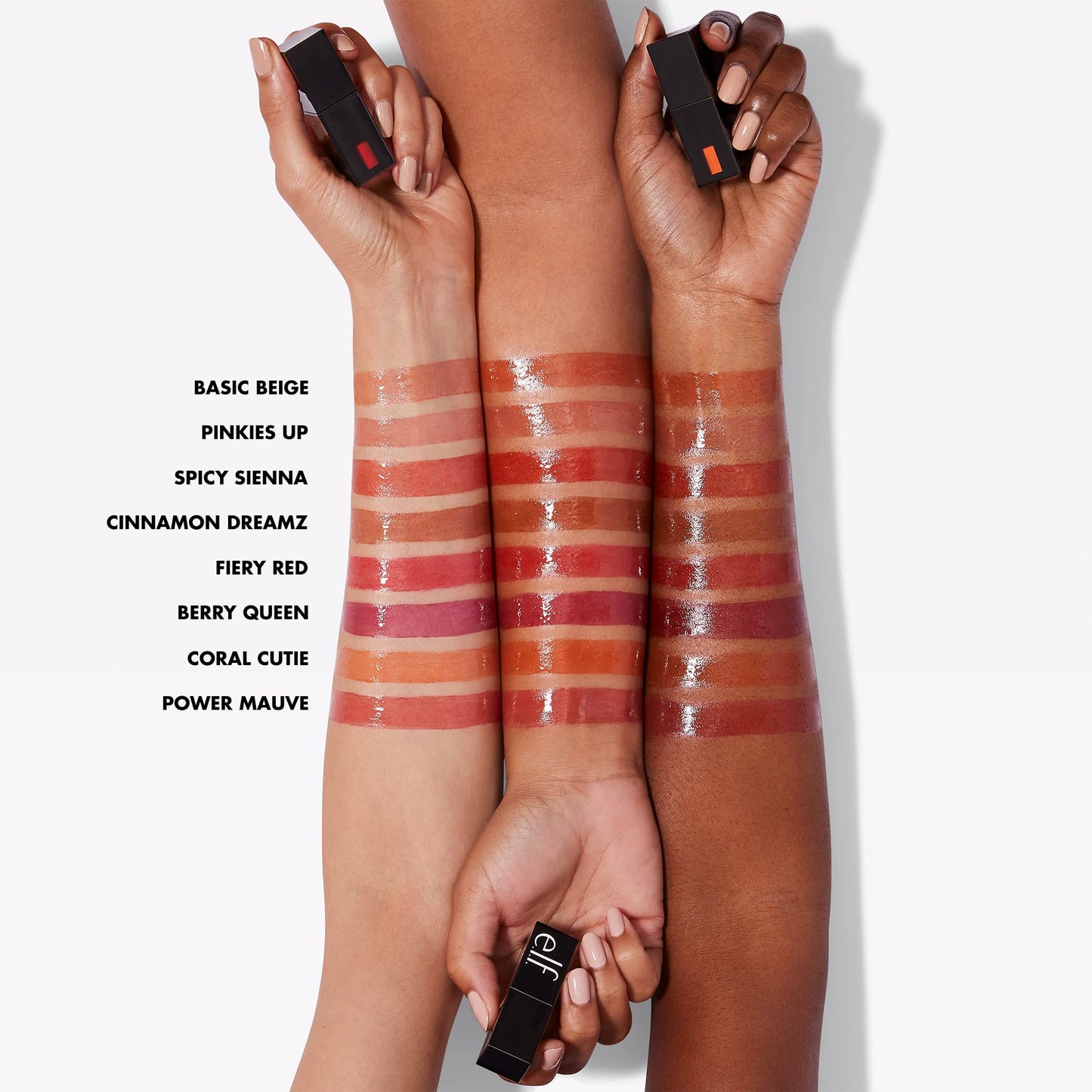 e.l.f. Glossy Lip Stain, Long-Lasting, Lightweight Lip Stain For A Sheer Pop Of Color & Subtle Gloss Finish, Vegan & Cruelty-Free, Spicy Sienna