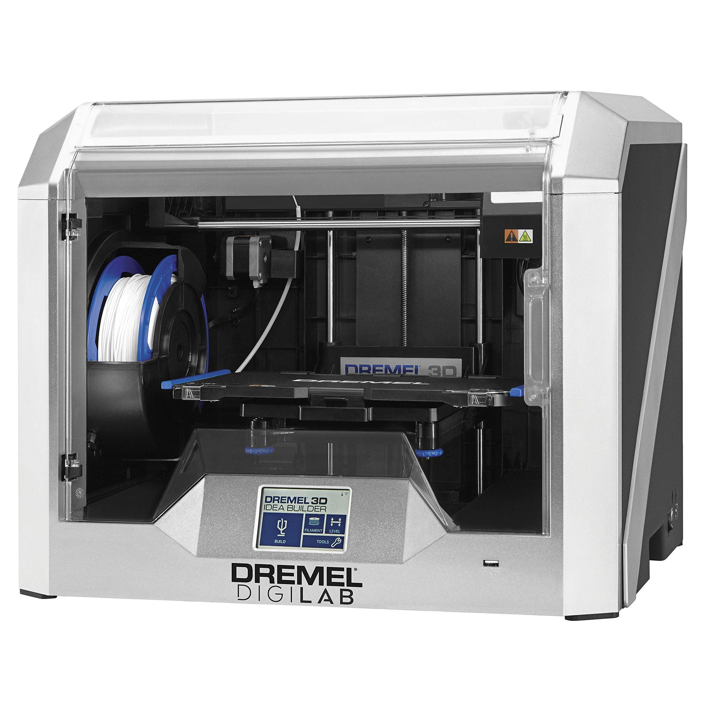 Dremel - 3D40-FLX-01 DigiLab 3D40 Flex 3D Printer with Filament, Flexible Build Plate, Fully Enclosed Housing, Automated 9-Point Leveling & Digilab 3D40 Flex Build Sheets (Pack of 3)