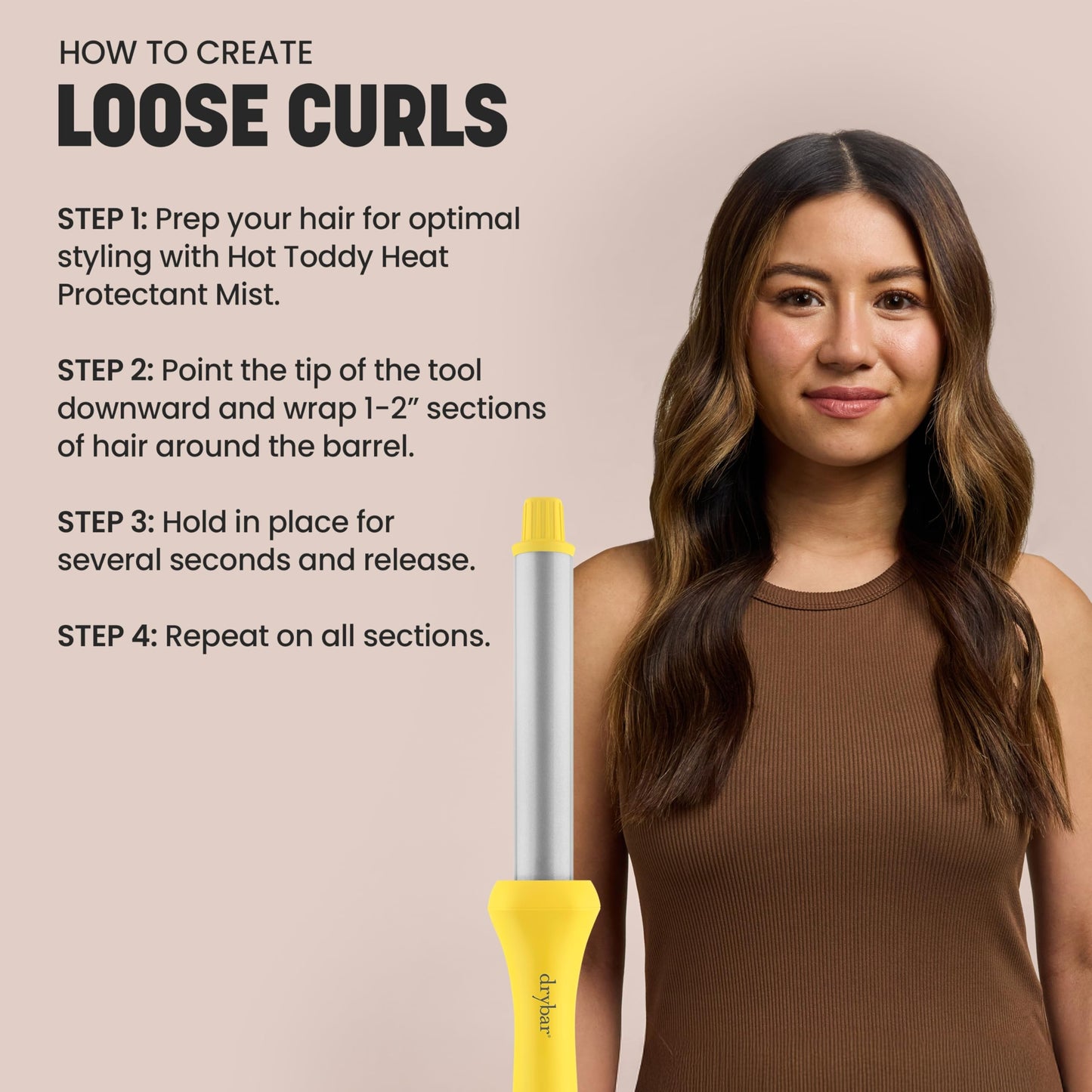 Drybar The Mixologist Interchangeable Styling Iron – One Tool, Three Styles – Reduces Frizz, Adds Shine – Curling Iron – Hair Curling Wand