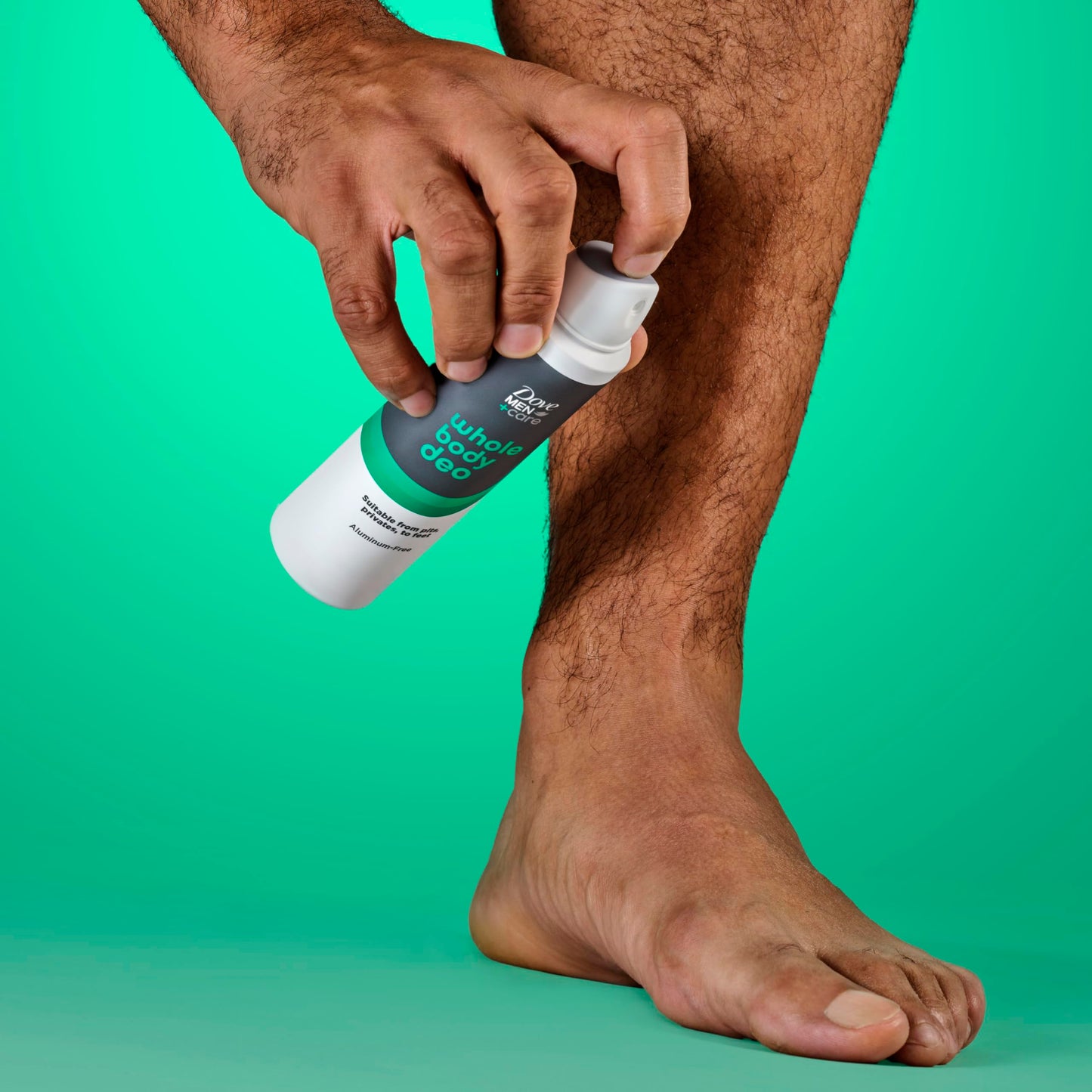 Dove Men+Care Whole Body Deo Aluminum-Free Deodorant Spray Aloe + Bamboo Suitable from Pits, Privates, to Feet 4 oz