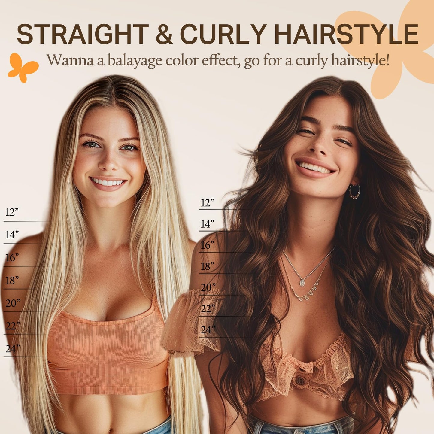 DOORES Clip in Hair Extensions Real Human Hair, Balayage Dark Brown to Chestnut Brown 12 Inch 7pcs 80g, Human Hair Clip in Extensions Extensions For Women Clip in Natural Hair Extensions Straight Hair