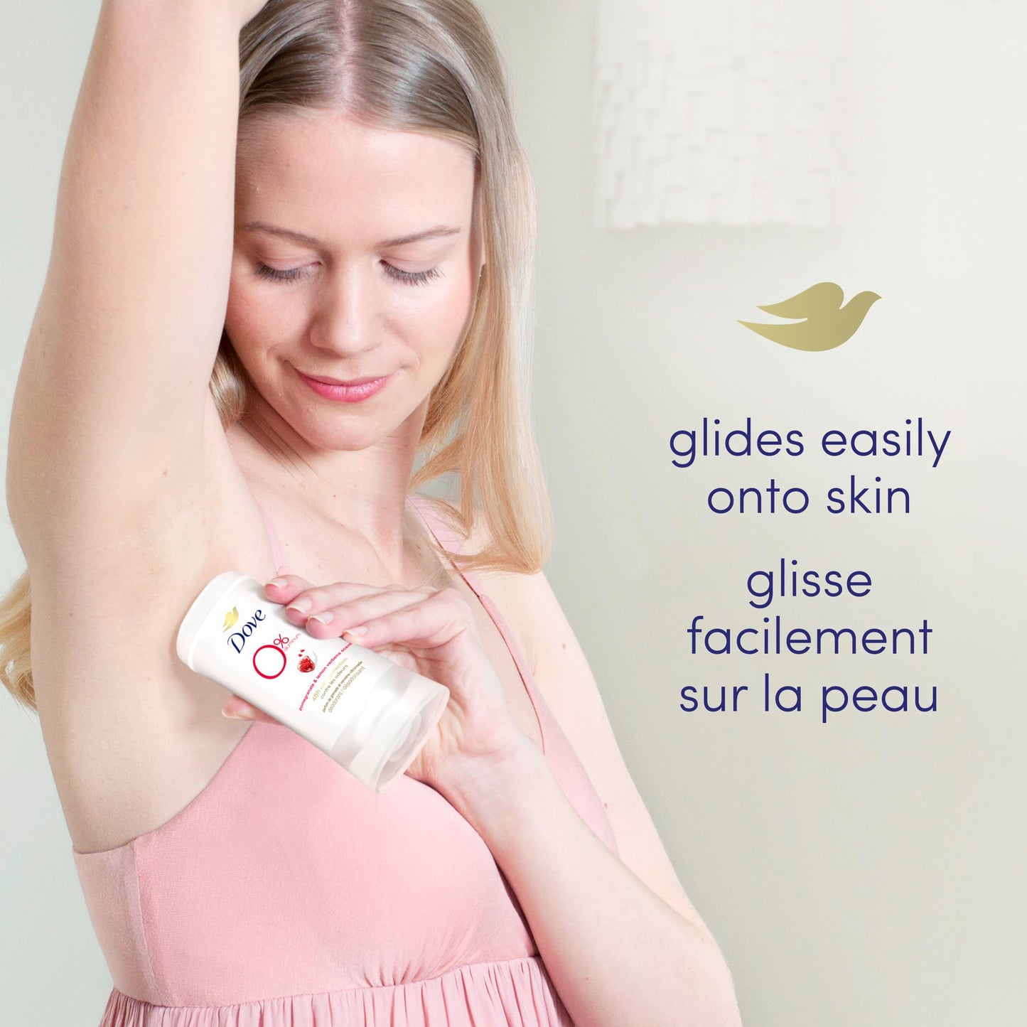 Dove Deodorant for Smooth Underarms 24 Hour Odor Protection, Pomegranate and Lemon Verbena, 2.6 Oz