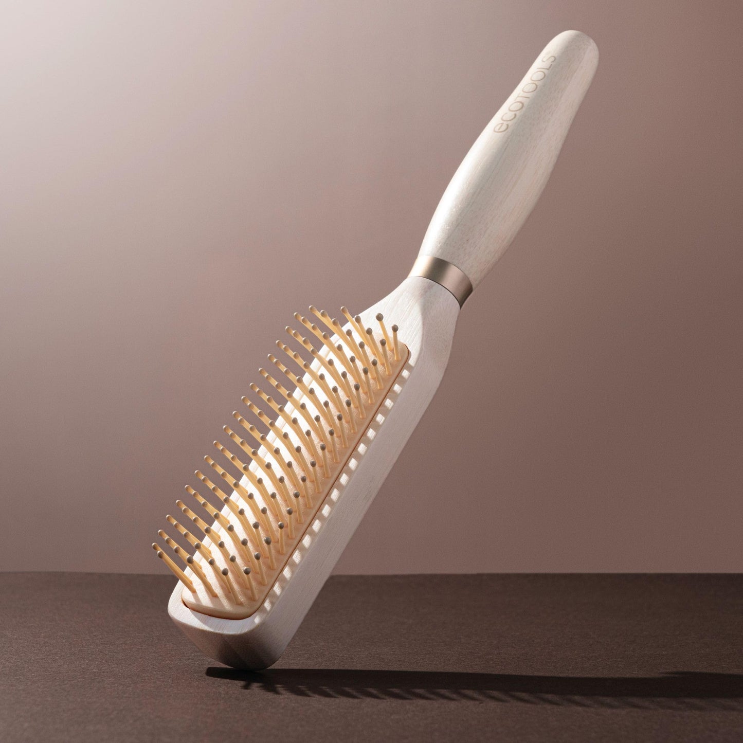 EcoTools Curl Activating Detangler Hairbrush, Gently Detangle Wet Hair, Style, Define, & Enhance Curly & Wavy Hair, Less Hair Breakage & Fall Out, Renewable Bamboo, Vegan & Cruelty-Free, 1 Count