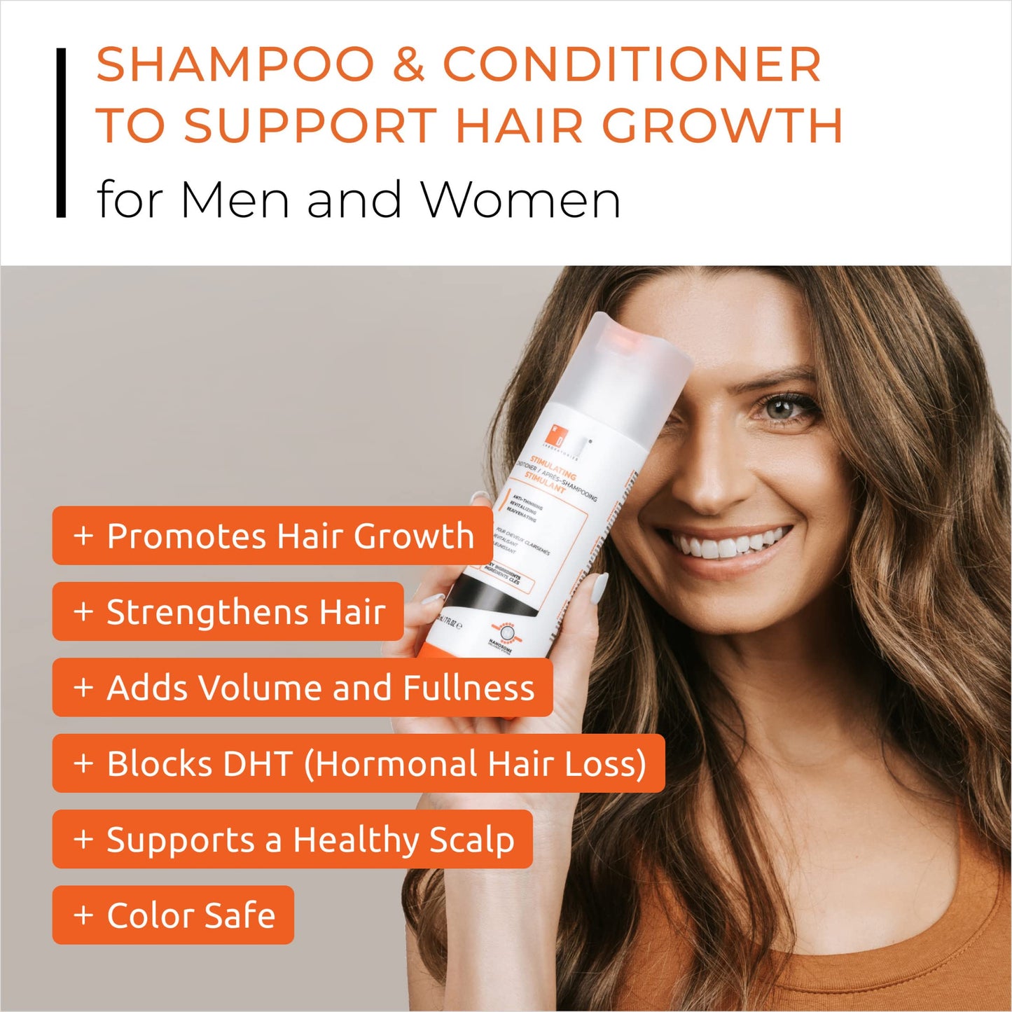 DS Laboratories Revita Shampoo and Conditioner Set & Spectral.DNC-S Hair Regrowth Serum - Hair Thickening Shampoo & Conditioner & , Thinning Hair Growth Products