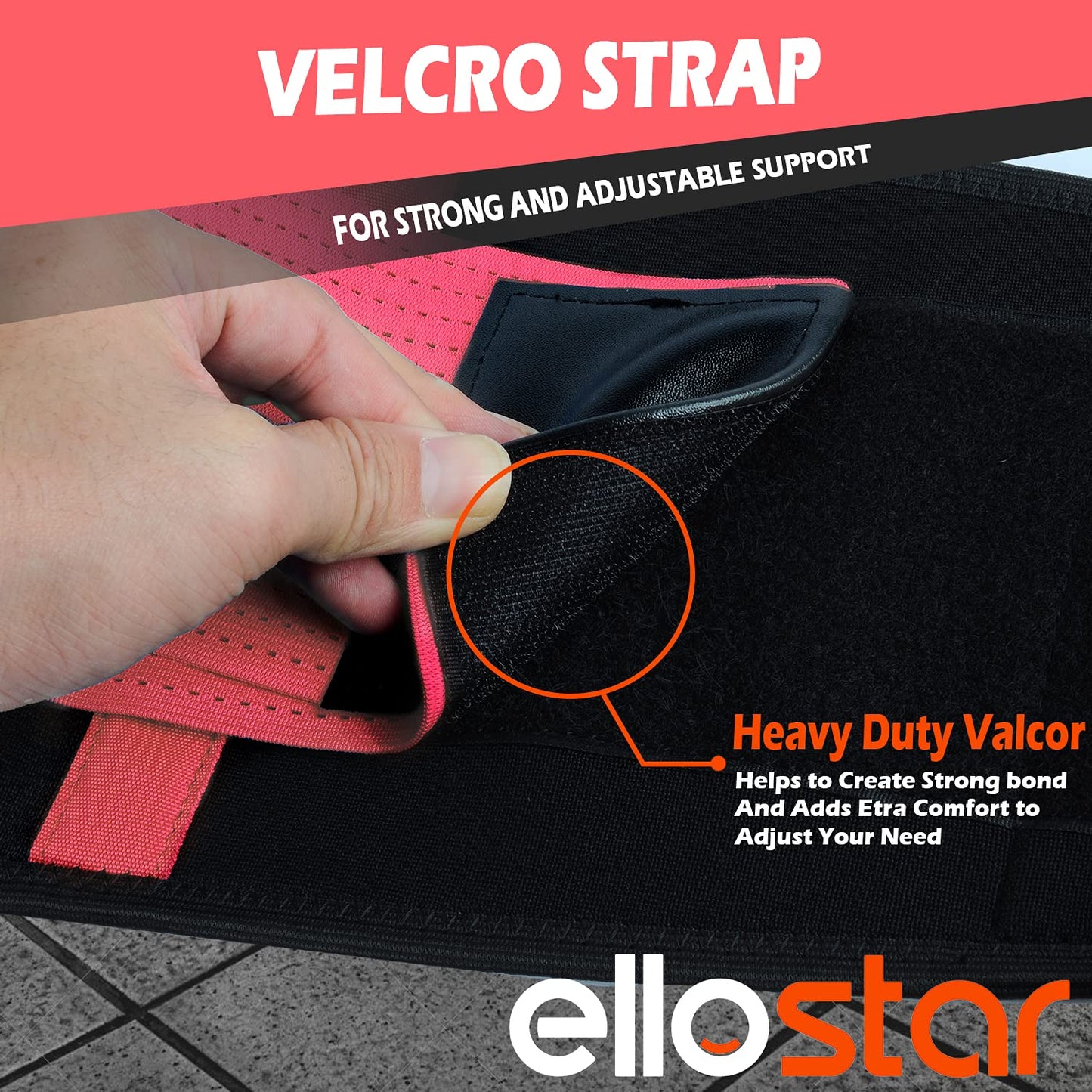 ellostar Women's Waist Trainer: Sweat Band for Belly Fat, Tummy Control, Back Support, Workout Shapewear, Weight Loss Aid XX-Large, Pink