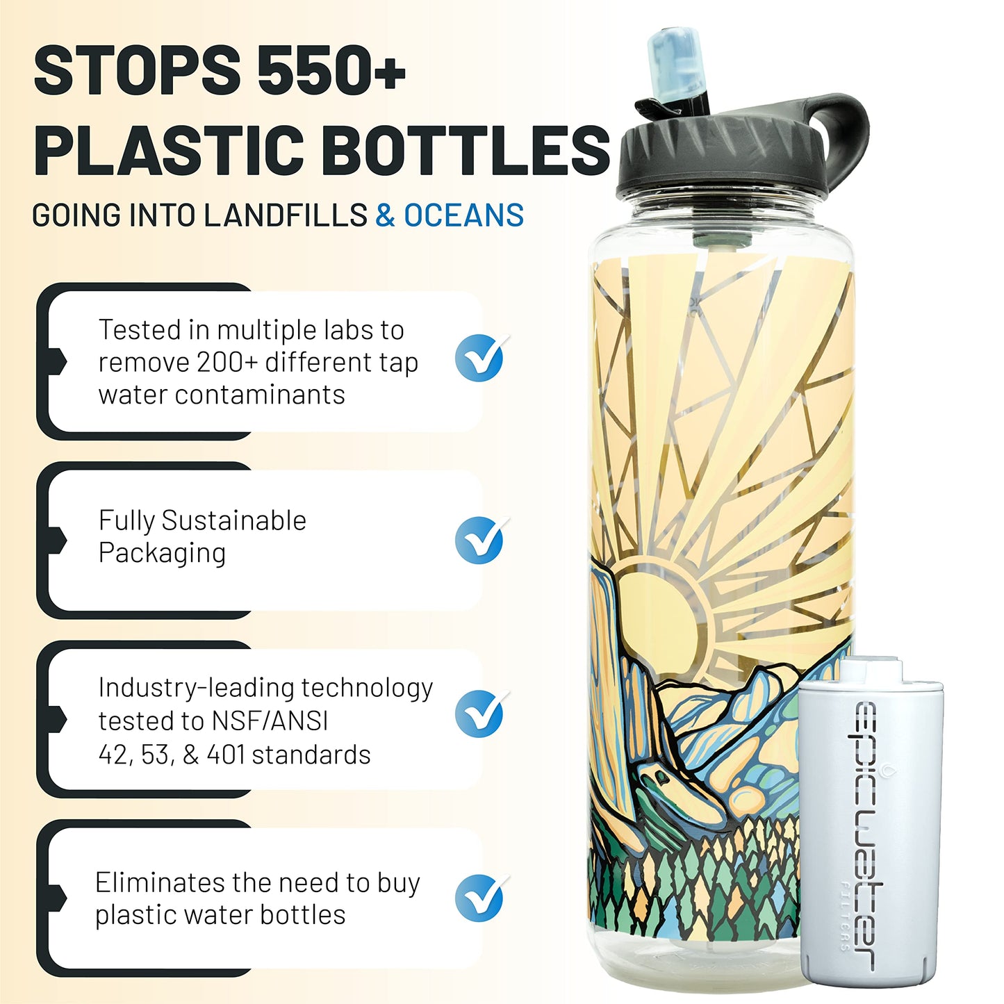 Epic Nalgene OG (Honnold Foundation, 48 Ounce)