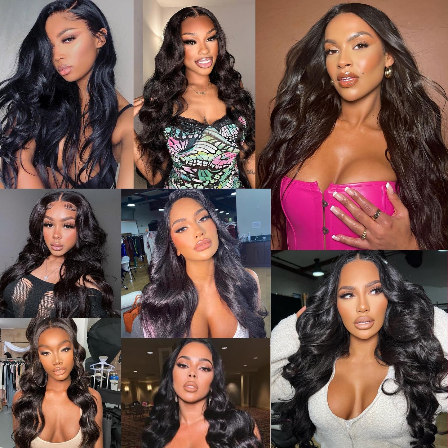 Enguer 24 Inch Body Wave Lace Front Wigs Human Hair 13x4 HD Lace Front Wigs Human Hair Pre Plucked Body Wave Glueless Frontal Wigs Human Hair 180% Density for Wome