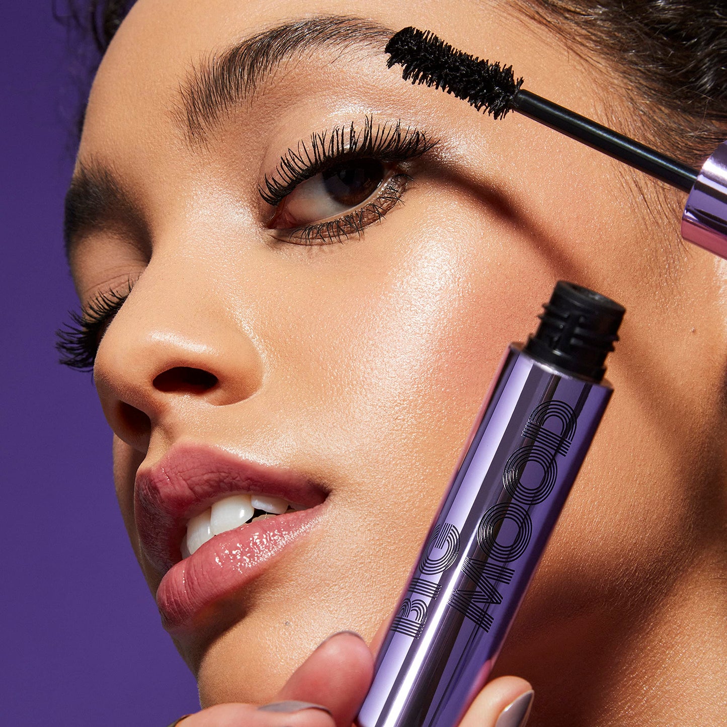 e.l.f. Big Mood Mascara, Instantly Creates Long-Lasting, Bold & Lifted, Voluminous Lashes, Infused with Jojoba Wax, Pitch Black, 0.30 fl Oz
