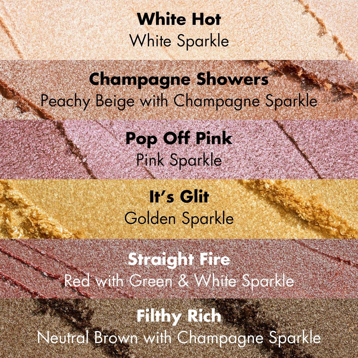e.l.f. Fine As Fleck Glitter Eyeshadow, Long-Lasting Sheer Eye Makeup With A Shimmer Finish, Soft, Smooth Formula, Vegan & Cruelty-Free, Filthy Rich
