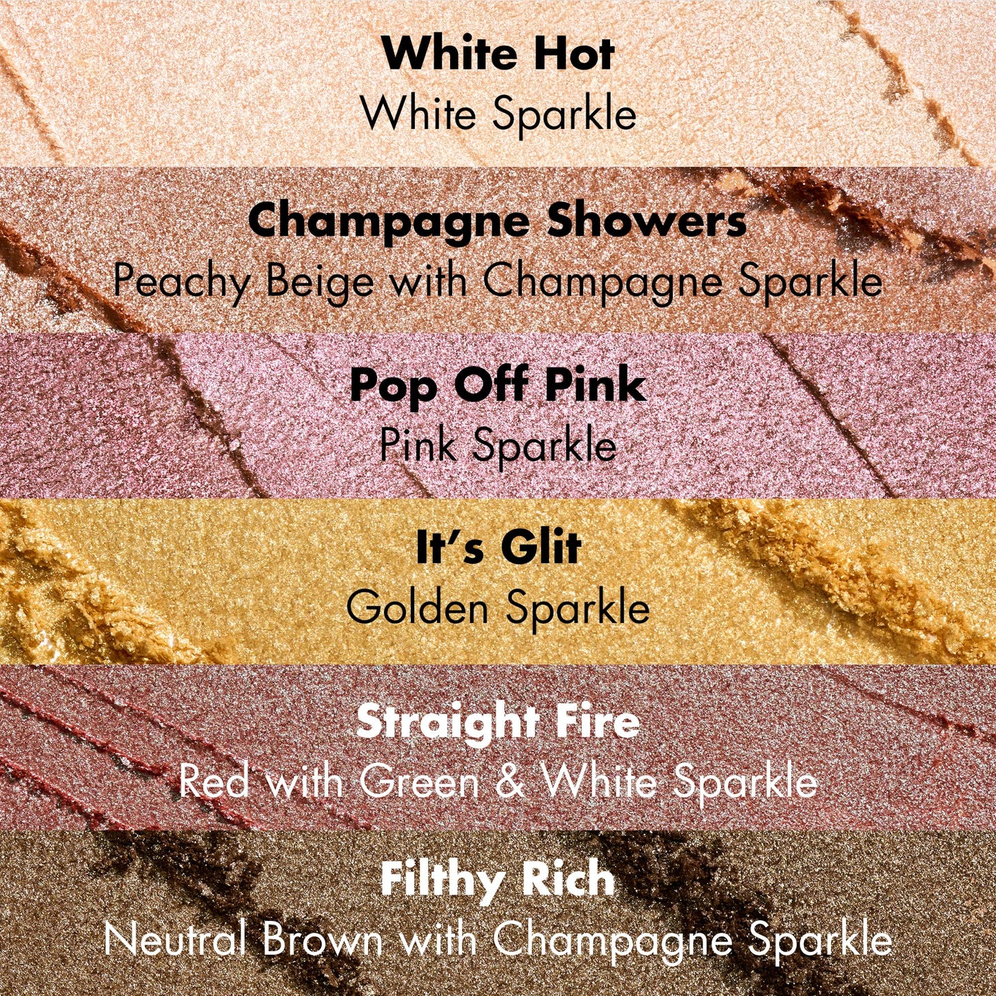 e.l.f. Fine As Fleck Glitter Eyeshadow, Long-Lasting Sheer Eye Makeup With A Shimmer Finish, Soft, Smooth Formula, Vegan & Cruelty-Free, Pop Off Pink