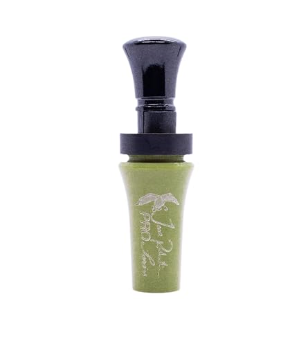 Duck Commander Jase Robertson Pro Series Duck Call - Easy Blowing, Double Reed Acrylic Duck Call for Duck Hunting Accessories - OD Green Acrylic