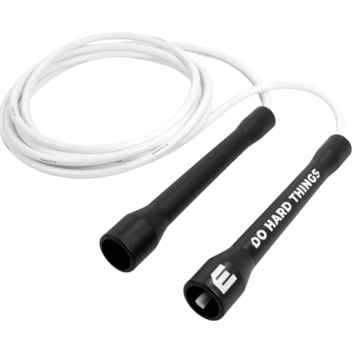 Elite Jumps | 6mm PVC Jump Ropes for Fitness | Indoor/Outdoor Adjustable Boxing Jump Rope w/Unbreakable Handles & Ultra-Durable Non-Kinking PVC | Skipping Rope for Men & Women & Boxer Rope Jump Rope