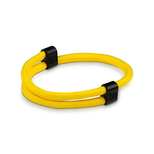 Dowling Brothers Paracord Adjustable Handmade Sport Bracelet (Yellow)