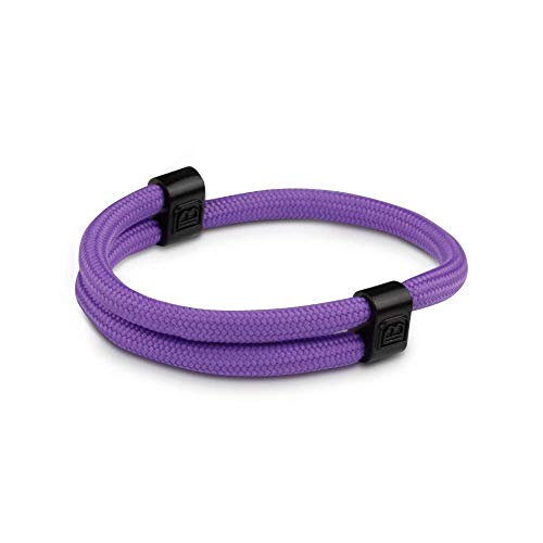 Dowling Brothers Paracord Adjustable Handmade Sport Bracelet (Purple)
