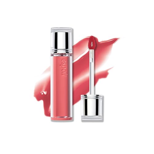 Espoir Couture Lip Tint Glaze #3 Chillin' Chillin' 0.14oz | Volumizing Lip Stain with Syrupy Shine | Long-Lasting & Vibrant Color for Radiant Lip | Moisturizing & Glossy Lip Tint | Korean Lip Makeup