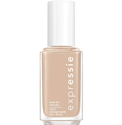 essie Expressie Nail Polish, Quick-Dry Muted Beige Nail Polish, Vegan, Millennium Momentum, 0.33 fl oz