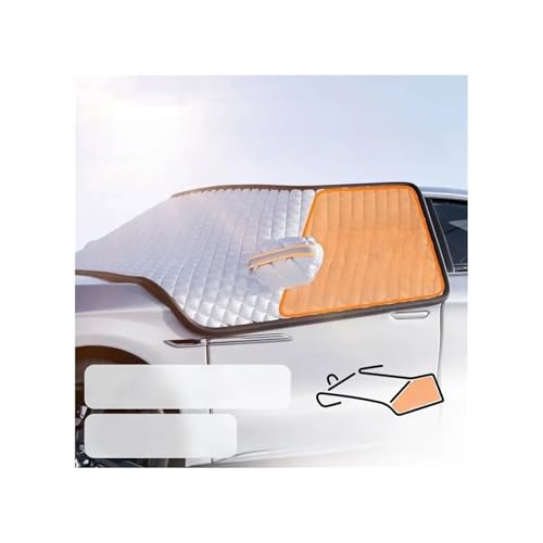 2024 Car Windshield Sunshade Umbrella Heat Insulation Snow Blocking Windshield Cover Four Seasons Sunshade Curtain Anti-Snow(Style 2)