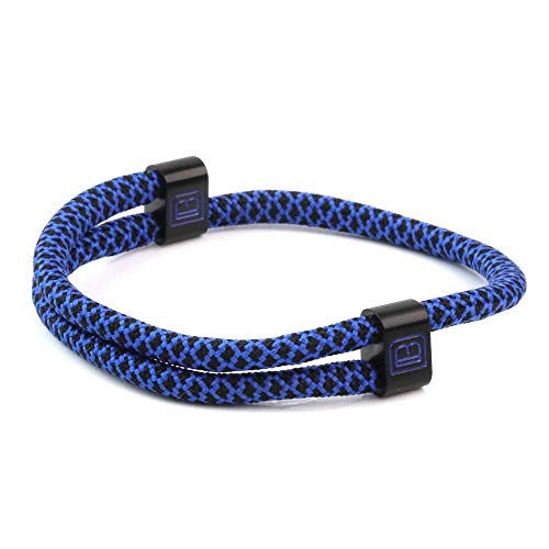 Dowling Brothers Paracord Adjustable Handmade Sport Bracelet (Blue Diamond)