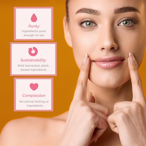 Ellovi Natural Lip Butter Lip Balm - Blossom - Pure Enough to Eat - Made With Just 6 Vegan Ingredients - 100% Natural & Organic Moisturizing Lip Care for All Day Hydration (2-Pack)