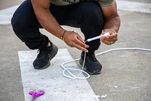 Elite Jumps | 6mm PVC Jump Ropes for Fitness | Indoor/Outdoor Adjustable Boxing Jump Rope w/Unbreakable Handles & Ultra-Durable Non-Kinking PVC | Skipping Rope for Men & Women & Boxer Rope Jump Rope