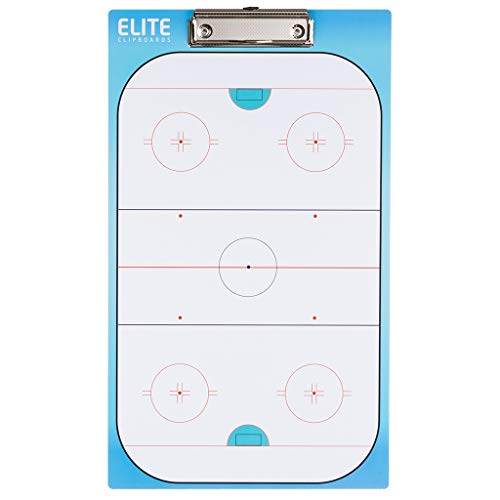 Elite Clipboards Dry Erase Coaches Clipboards | Basketball, Baseball, Soccer, Football, Hockey, Volleyball, Lacrosse (Hockey)