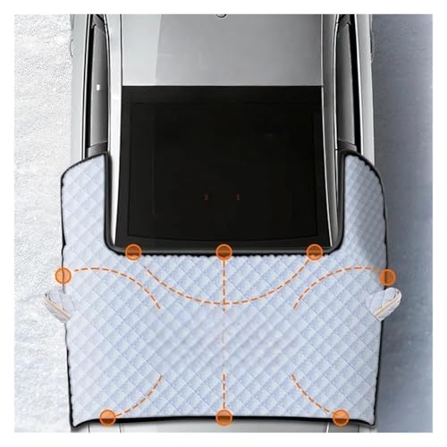 2024 Car Windshield Sunshade Umbrella Heat Insulation Snow Blocking Windshield Cover Four Seasons Sunshade Curtain Anti-Snow(Style 2)