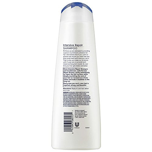 Dove Shampoo 12 Ounce Intensive Repair Damage Solutions (354ml)
