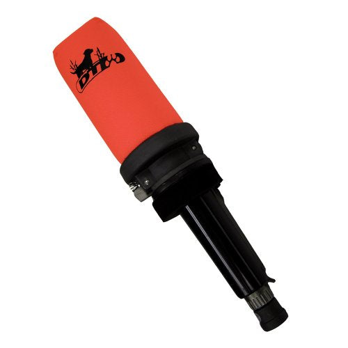 DT SYSTEMS Super Pro Durable Shock-Absorbing Waterfowl Upland Hunting Dog Training Dummy Launcher w/ Floating Scent-Holding Dummy, Blaze Orange