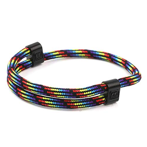 Dowling Brothers Paracord Adjustable Handmade Sport Bracelet (Neon Digital)