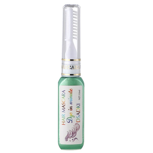 DSADKI Temporary Hair Color Mascara Washable Hair Dye Stick Non-toxic Instant Hair Chalk Dye for Girls Women (Green)