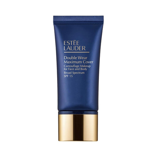 Double Wear 24-Hour Maximum Cover Camouflage Foundation for Face and Body SPF 15 | Covers Scars & Tattoos, 1.0 Fl Oz, 1N1 Ivory Nude