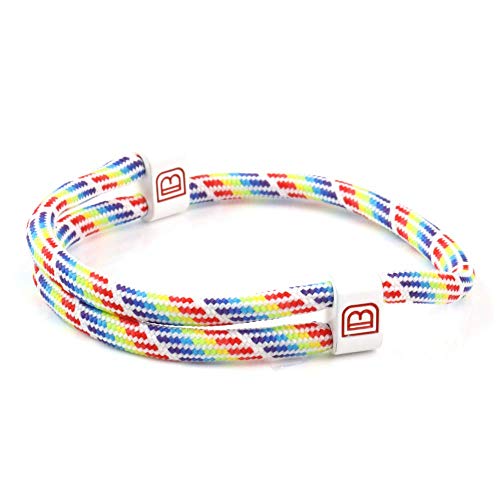 Dowling Brothers Paracord Adjustable Handmade Sport Bracelet (Rainbow)