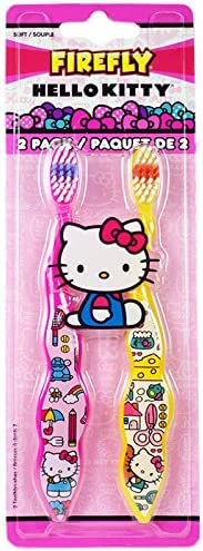 Dr. Fresh Firefly Hello Kitty Toothbrush, Soft (2 Pack)