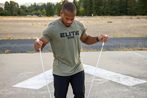 Elite Jumps | 6mm PVC Jump Ropes for Fitness | Indoor/Outdoor Adjustable Boxing Jump Rope w/Unbreakable Handles & Ultra-Durable Non-Kinking PVC | Skipping Rope for Men & Women & Boxer Rope Jump Rope
