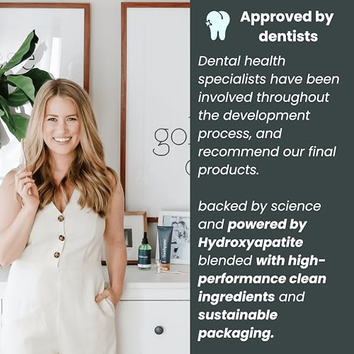 Nudge Color Corrector Purple Teeth Whitening Serum (30 ml) & Nano-Hydroxyapatite Fluoride-Free Toothpaste (4 oz, Orange) – All Natural, Minimizes Irritation, Remineralizes & Whitens